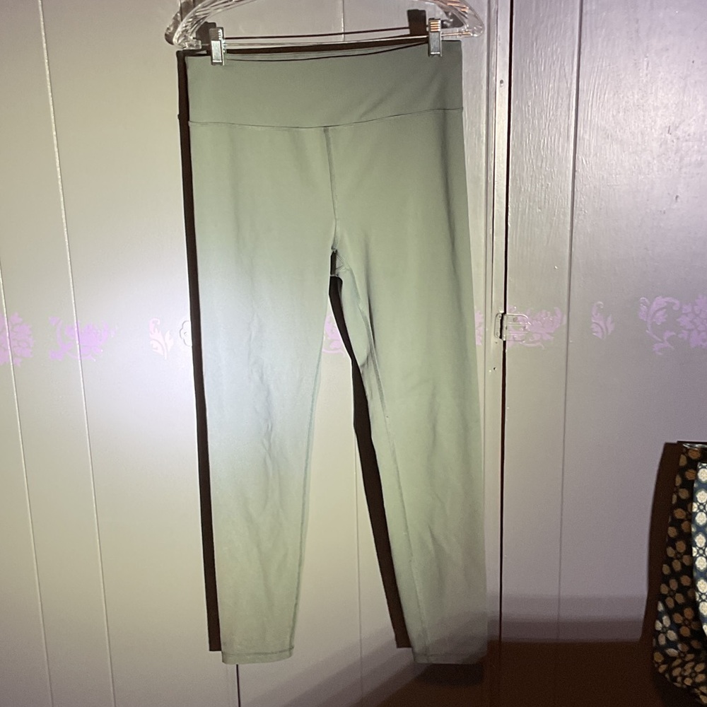 Mono B Sage Green High-Waist Leggings